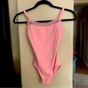 Mirella pink dance leotard size petite